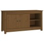 vidaXL Mueble de TV madera maciza de pino marrón miel 103x36,5x52 cm vidaXL Mueble de TV madera maciza de pino marrón miel 103x36,5x52 cm