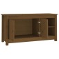 vidaXL Mueble de TV madera maciza de pino marrón miel 103x36,5x52 cm vidaXL Mueble de TV madera maciza de pino marrón miel 103x36,5x52 cm