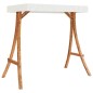 vidaXL Estructura columpio y techo crema madera curvada acabado teca vidaXL Estructura columpio y techo crema madera curvada acabado teca