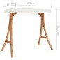 vidaXL Estructura columpio y techo crema madera curvada acabado teca vidaXL Estructura columpio y techo crema madera curvada acabado teca