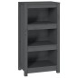 vidaXL Estantería madera maciza de pino gris 50x35x97 cm vidaXL Estantería madera maciza de pino gris 50x35x97 cm