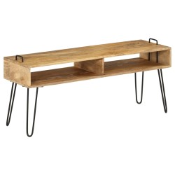 vidaXL Mueble para TV madera de mango maciza 110x35x45 cm