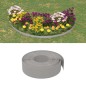 vidaXL Borduras de jardín 3 uds polietileno gris 10 m 15 cm vidaXL Borduras de jardín 3 uds polietileno gris 10 m 15 cm