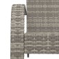 vidaXL Silla de jardín Adirondack ratán sintético gris vidaXL Silla de jardín Adirondack ratán sintético gris