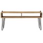 vidaXL Mueble para TV madera de mango maciza 110x35x45 cm