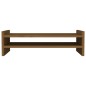 vidaXL Soporte de monitor madera maciza pino marrón miel 50x27x15 cm vidaXL Soporte de monitor madera maciza pino marrón miel 50x27x15 cm