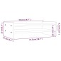 vidaXL Soporte de monitor madera maciza pino marrón miel 50x27x15 cm vidaXL Soporte de monitor madera maciza pino marrón miel 50x27x15 cm