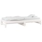 vidaXL Sofá cama extraíble madera maciza de pino blanco 2x(90x190) cm vidaXL Sofá cama extraíble madera maciza de pino blanco 2x(90x190) cm