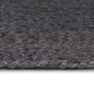vidaXL Alfombra de yute tejida a mano redonda gris oscuro 240 cm vidaXL Alfombra de yute tejida a mano redonda gris oscuro 240 cm