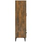 vidaXL Aparador de madera contrachapada roble ahumado 70x31x115 cm