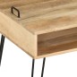 vidaXL Mueble para TV madera de mango maciza 110x35x45 cm