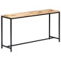 vidaXL Mesa consola de madera maciza de mango en bruto 140x35x76 cm vidaXL Mesa consola de madera maciza de mango en bruto 140x35x76 cm