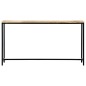 vidaXL Mesa consola de madera maciza de mango en bruto 140x35x76 cm vidaXL Mesa consola de madera maciza de mango en bruto 140x35x76 cm