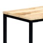 vidaXL Mesa consola de madera maciza de mango en bruto 140x35x76 cm vidaXL Mesa consola de madera maciza de mango en bruto 140x35x76 cm