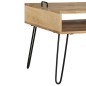 vidaXL Mueble para TV madera de mango maciza 110x35x45 cm