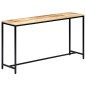 vidaXL Mesa consola de madera maciza de mango en bruto 140x35x76 cm vidaXL Mesa consola de madera maciza de mango en bruto 140x35x76 cm