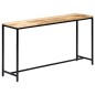 vidaXL Mesa consola de madera maciza de mango en bruto 140x35x76 cm vidaXL Mesa consola de madera maciza de mango en bruto 140x35x76 cm