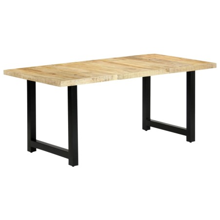 vidaXL Mesa de comedor de madera maciza de mango 180x90x76 cm