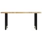 vidaXL Mesa de comedor de madera maciza de mango 180x90x76 cm
