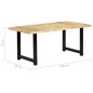 vidaXL Mesa de comedor de madera maciza de mango 180x90x76 cm