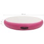 vidaXL Esterilla inflable de gimnasia y bomba PVC rosa 100x100x20 cm vidaXL Esterilla inflable de gimnasia y bomba PVC rosa 100x100x20 cm