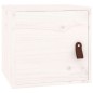 vidaXL Armarios de pared 2 uds madera maciza pino blanco 31,5x30x30 cm vidaXL Armarios de pared 2 uds madera maciza pino blanco 31,5x30x30 cm