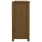vidaXL Aparador de madera maciza de pino marrón miel 100x35x74,5 cm vidaXL Aparador de madera maciza de pino marrón miel 100x35x74,5 cm