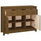 vidaXL Aparador de madera maciza de pino marrón miel 100x35x74,5 cm vidaXL Aparador de madera maciza de pino marrón miel 100x35x74,5 cm