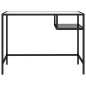 vidaXL Escritorio para ordenador vidrio negro 100x36x74 cm vidaXL Escritorio para ordenador vidrio negro 100x36x74 cm