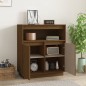vidaXL Aparador de madera maciza de pino marrón miel 70x34x80 cm