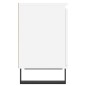 vidaXL Mesita de noche madera de ingeniería blancp 40x30x50 cm