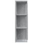 vidaXL Armario de espejo baño contrachapada gris Sonoma 80x20,5x64 cm vidaXL Armario de espejo baño contrachapada gris Sonoma 80x20,5x64 cm