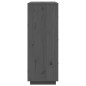 vidaXL Aparador de madera maciza de pino gris 67x40x108,5 cm vidaXL Aparador de madera maciza de pino gris 67x40x108,5 cm