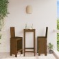 vidaXL Taburetes de cocina 2 uds madera pino marrón miel 40x42x120 cm vidaXL Taburetes de cocina 2 uds madera pino marrón miel 40x42x120 cm