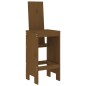 vidaXL Taburetes de cocina 2 uds madera pino marrón miel 40x42x120 cm vidaXL Taburetes de cocina 2 uds madera pino marrón miel 40x42x120 cm