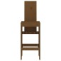 vidaXL Taburetes de cocina 2 uds madera pino marrón miel 40x42x120 cm vidaXL Taburetes de cocina 2 uds madera pino marrón miel 40x42x120 cm