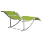 vidaXL Tumbonas plegables 2 unidades textilene verde vidaXL Tumbonas plegables 2 unidades textilene verde