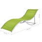 vidaXL Tumbonas plegables 2 unidades textilene verde vidaXL Tumbonas plegables 2 unidades textilene verde