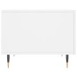 vidaXL Mesa de centro madera de ingeniería blanca 50x50x40 cm vidaXL Mesa de centro madera de ingeniería blanca 50x50x40 cm