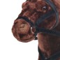 vidaXL Caballo de peluche de pie marrón oscuro XXL vidaXL Caballo de peluche de pie marrón oscuro XXL