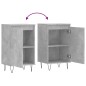vidaXL Aparadores 2 uds madera de ingeniería gris hormigón 40x35x70 cm vidaXL Aparadores 2 uds madera de ingeniería gris hormigón 40x35x70 cm
