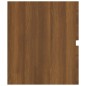 vidaXL Mueble de lavabo contrachapado roble marrón 100x38,5x45 cm vidaXL Mueble de lavabo contrachapado roble marrón 100x38,5x45 cm