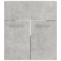 vidaXL Armario para lavabo contrachapada gris hormigón 41x38,5x46 cm vidaXL Armario para lavabo contrachapada gris hormigón 41x38,5x46 cm