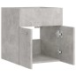 vidaXL Armario para lavabo contrachapada gris hormigón 41x38,5x46 cm vidaXL Armario para lavabo contrachapada gris hormigón 41x38,5x46 cm