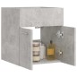 vidaXL Armario para lavabo contrachapada gris hormigón 41x38,5x46 cm vidaXL Armario para lavabo contrachapada gris hormigón 41x38,5x46 cm