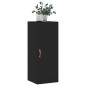 vidaXL Armario de pared negro 34,5x34x90 cm vidaXL Armario de pared negro 34,5x34x90 cm