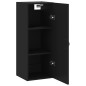 vidaXL Armario de pared negro 34,5x34x90 cm vidaXL Armario de pared negro 34,5x34x90 cm