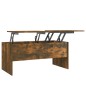 vidaXL Mesa de centro contrachapado roble ahumado 102x50,5x46,5 cm vidaXL Mesa de centro contrachapado roble ahumado 102x50,5x46,5 cm
