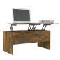 vidaXL Mesa de centro contrachapado roble ahumado 102x50,5x46,5 cm vidaXL Mesa de centro contrachapado roble ahumado 102x50,5x46,5 cm