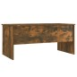 vidaXL Mesa de centro contrachapado roble ahumado 102x50,5x46,5 cm vidaXL Mesa de centro contrachapado roble ahumado 102x50,5x46,5 cm